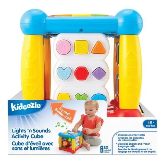 Kidoozie Lights 'n Sounds Activity Cube {3}