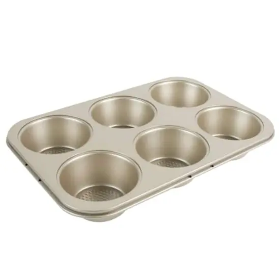 Kitchen Details Pro Series 6 Cup Muffin Pan with Diamond Base {1}