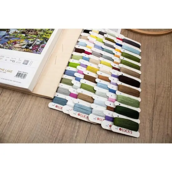 Luca-S Cabin By The Lake Counted Cross-Stitch Kit {5}