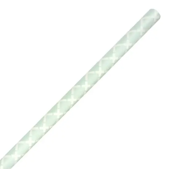 30" Green & White Lattice Gift Wrap by Celebrate It&trade; {3}