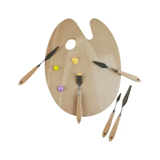 Wood Paint Palette & Knife Set by Artist's Loft&reg; {3}
