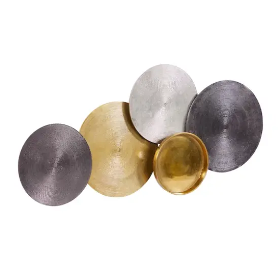 Gold, Silver & Gray Aluminum Wall D&eacute;cor {3}