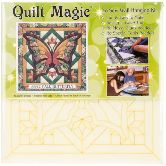 Quilt Magic&reg; Fall Butterfly No Sew Wall Hanging Kit {3}