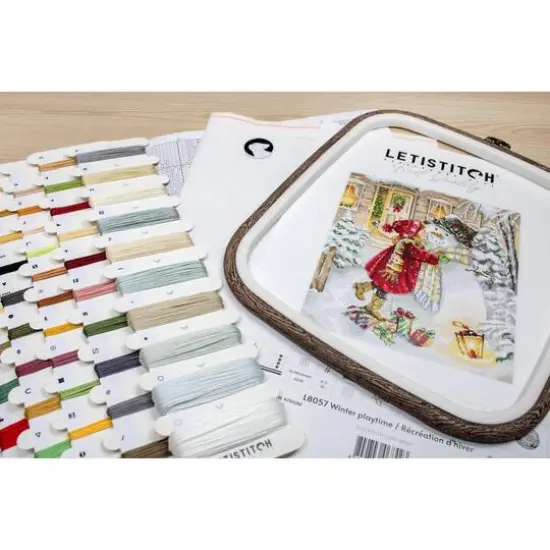 Letistitch Winter Playtime Counted Cross Stitch Kit {10}