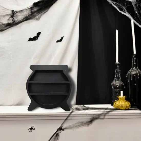 9" Black Cauldron Wall Shelf by Ashland&reg; {3}