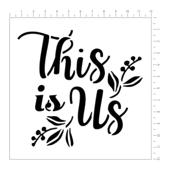 Home Sentiments Stencils by Craft Smart&reg;, 12" x 12" {4}