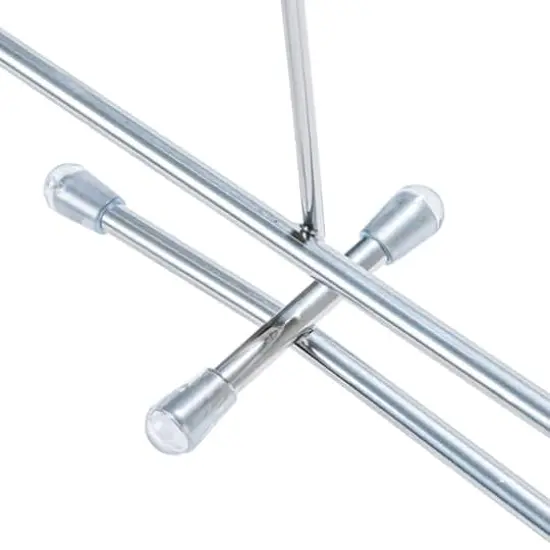 Household Essentials Metal Shelf Organizer for Closet Organization {7}