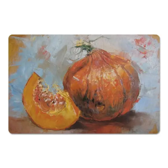 Pumpkin Still Life Floor Mat {1}