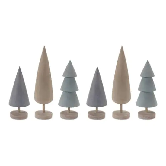 Modern Tabletop Pine Tree Set {1}
