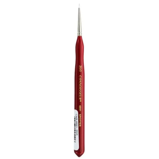 Connoisseur&reg; White Taklon Mini Detail Spotter Brush, 20/0 {1}