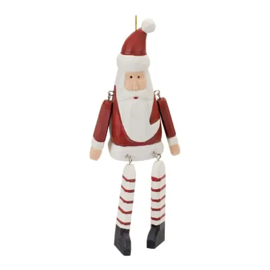 6ct. Dangle Santa Ornament {3}