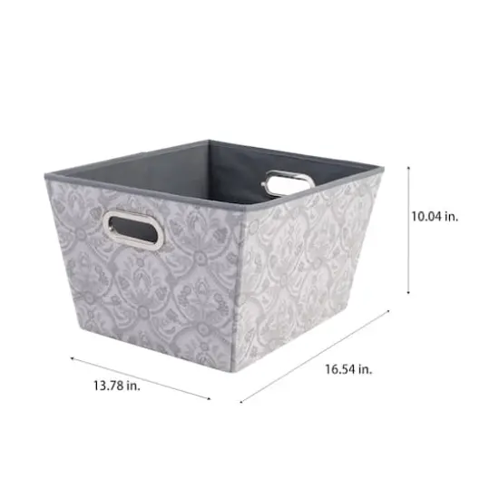 Laura Ashley 17" Grommet Storage Bin {5}