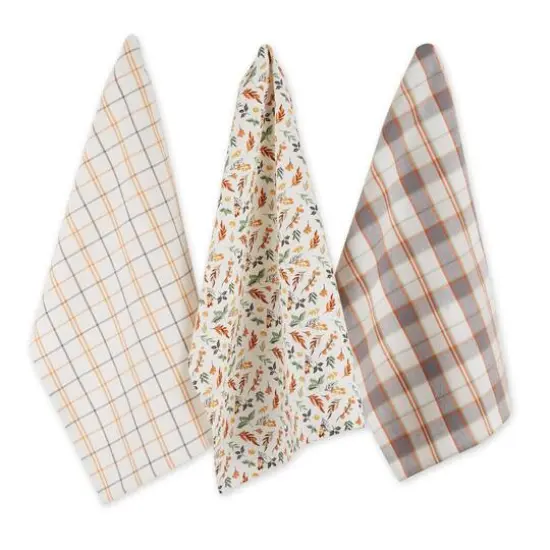 DII&reg; Crisp Leaves Dishtowel Set {1}