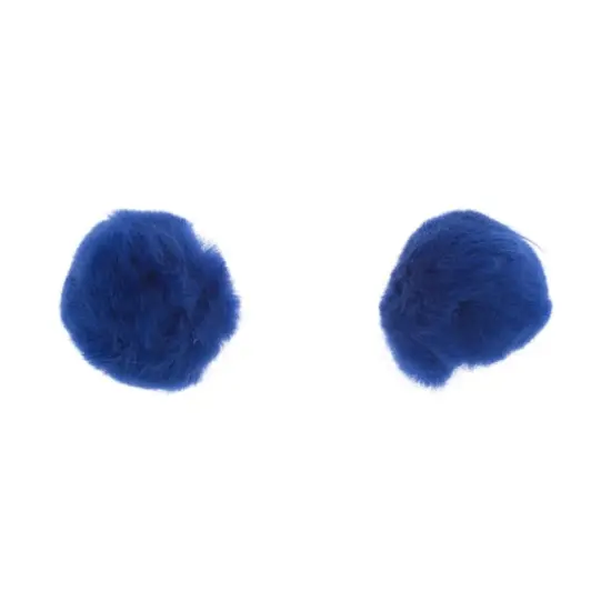 John Bead 2" Pom Poms, 50ct. Royal Blue {4}