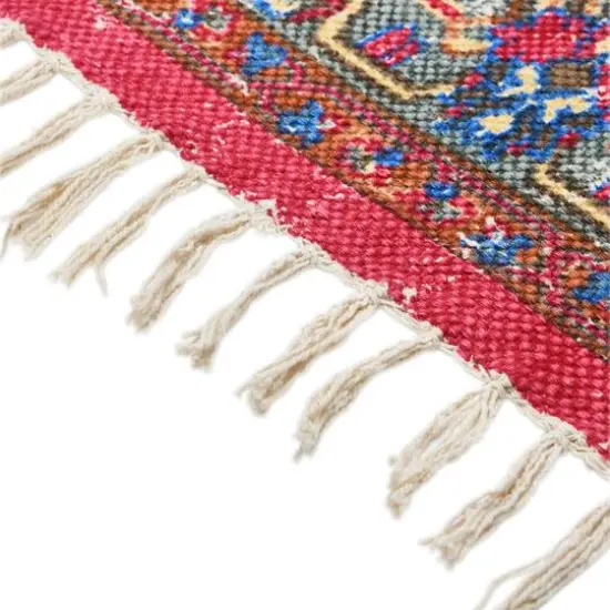 Hello Honey&reg; 8ft. Multicolor Distressed Print Woven Cotton Woven Cotton Runner {4}