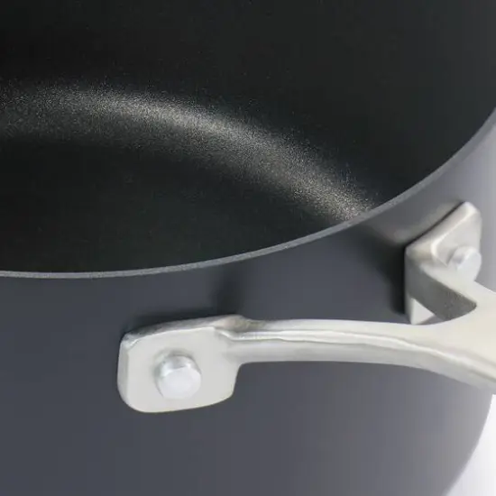 Martha Stewart 3.5qt. Matte Black Aluminum Nonstick Saucepan {4}