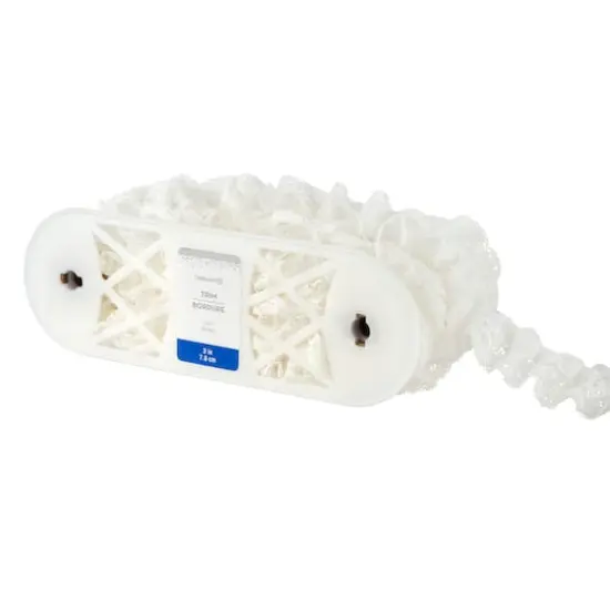 3" White Pleated Lace Trim by Celebrate It&reg; {4}