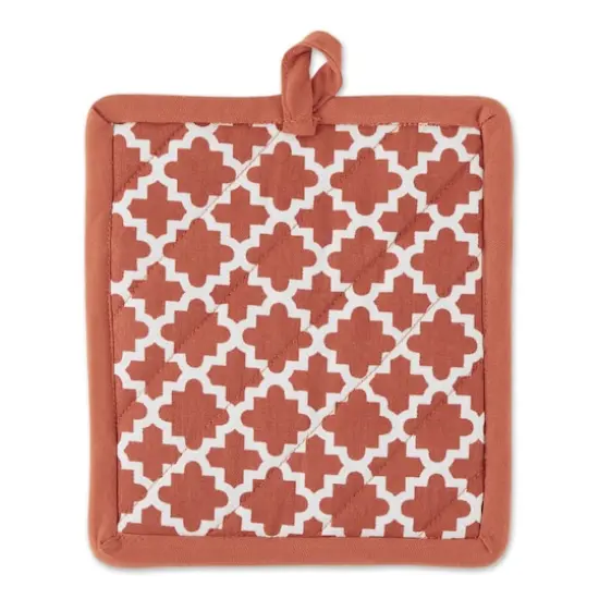 DII&reg; Lattice Oven Mitt & Potholder Set Vintage Red {3}