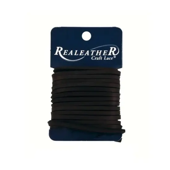 Realeather&reg; Latigo Leather Lace Black {1}