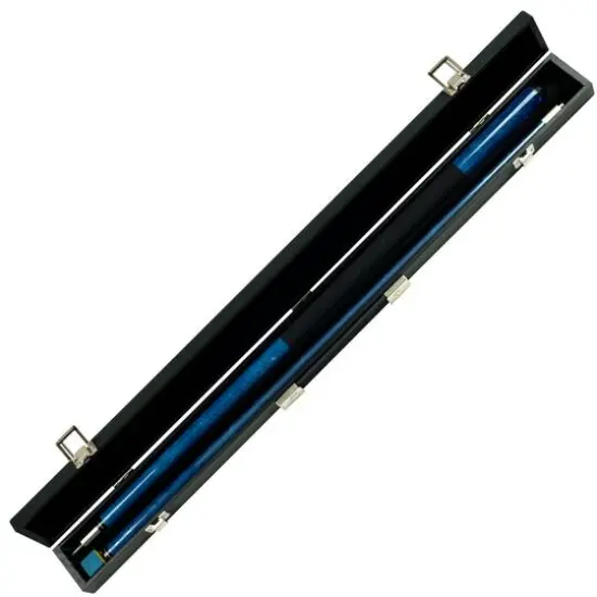 Toy Time Blue Marble Graphite Pool Cue Set {3}