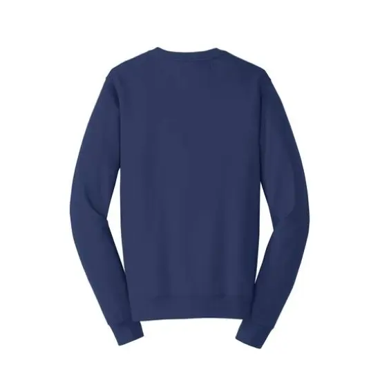 Port & Company® Fan Favorite™ Fleece Crewneck Sweatshirt Team Navy {5}