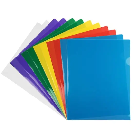 JAM Paper 9" x 11.5" Plastic Sleeve Page Protectors, 12ct. {1}