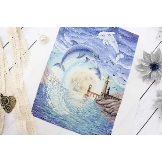 MP Studia Moon Bay Cross Stitch Kit {4}