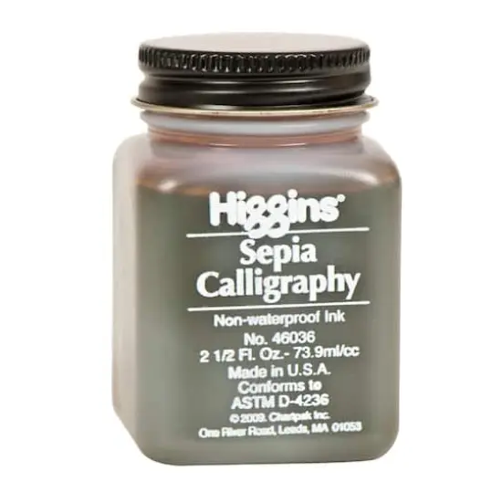 Higgins&reg; Sepia Calligraphy Ink, 2.5oz. {1}