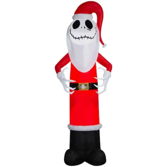 10ft. Airblown&reg; Inflatable Christmas Giant Jack Skellington in Santa Outfit {1}