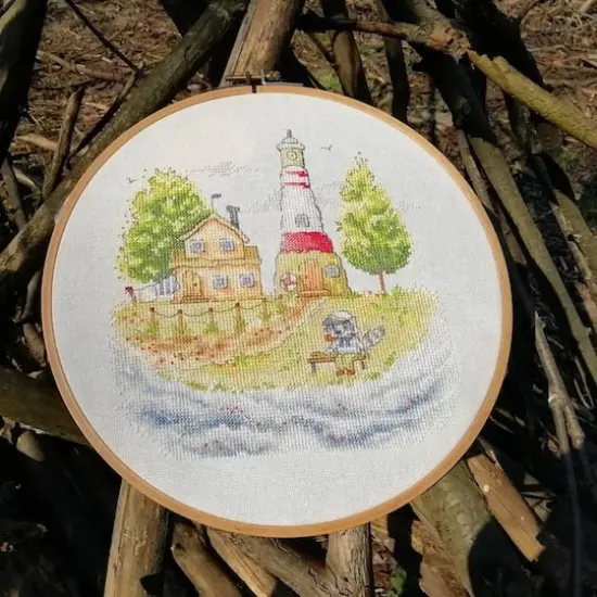 Neocraft Lighthouse Keeper Cross Stitch Kit {3}