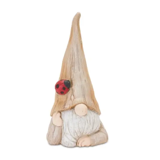 Gnome Statue with Wood Grain Design Set {3}