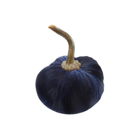 Flora Bunda&reg; 6" Velvet Decorative Pumpkin Blue {1}
