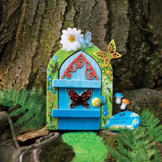 Creativity for Kids&reg; Butterfly Fairy Door Kit {4}