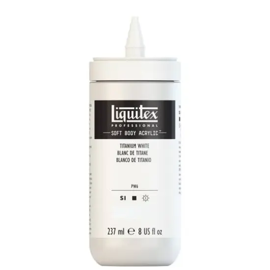 Liquitex&reg; Professional Soft Body Acrylic Color, 8oz. Titanium White {7}