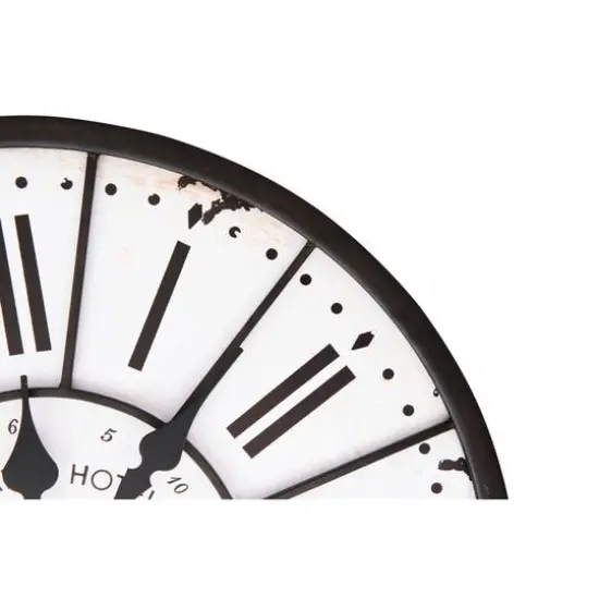 Hello Honey&reg; Turn of The Century Style Metal & Wood Wall Clock {5}
