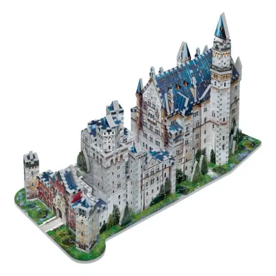Wrebbit 3D Puzzle&trade; Neuschwanstein Castle 890 Piece Puzzle {8}