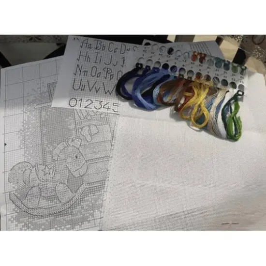 MP Studia I Was Born - Boy. Cross Stitch Kit {7}