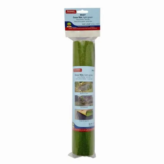 JTT Scenery Products Light Green Grass Mat, 10.75" x 16.25" {5}