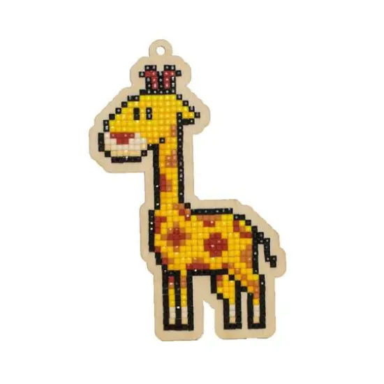 Wizardi Diamond Painting Ornament Kit Giraffe {1}