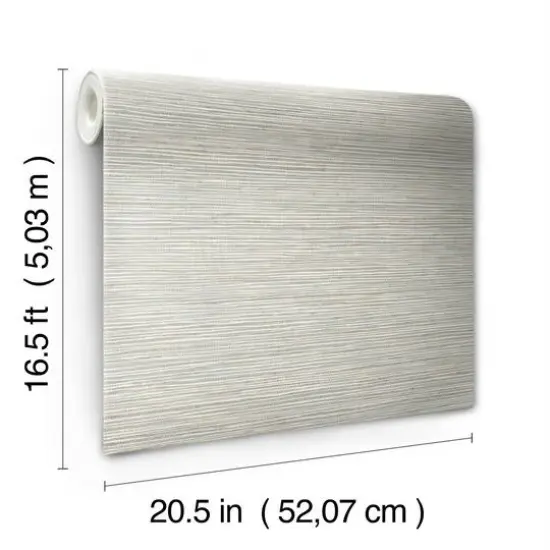 RoomMates Dimensional Grasscloth Peel & Stick Wallpaper Neutral Jade {9}