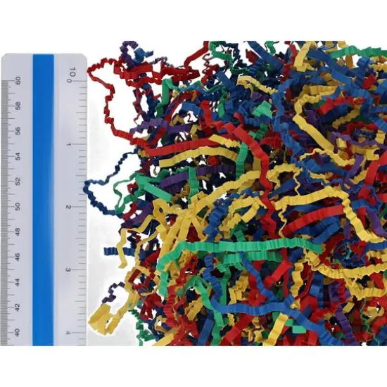 Essentials by Leisure Arts Crinkle Shred Box, 5lb. Assorted White {5}