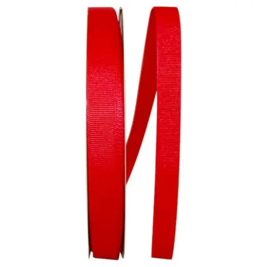 JAM Paper 5/8" Grosgrain Texture Ribbon Red {1}
