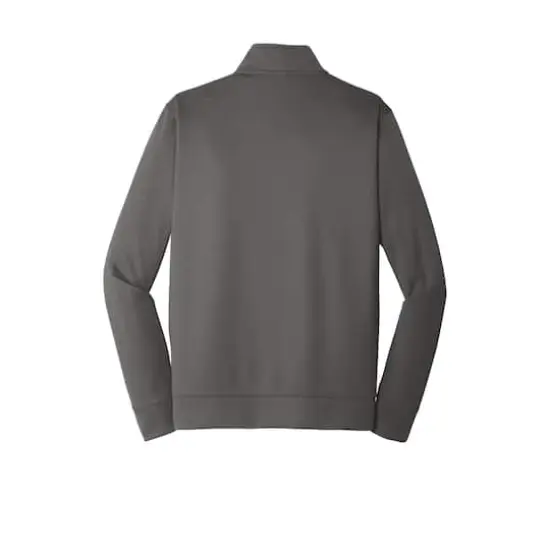 Port & Company&reg; Performance Fleece 1/4-Zip Pullover Sweatshirt Charcoal {4}