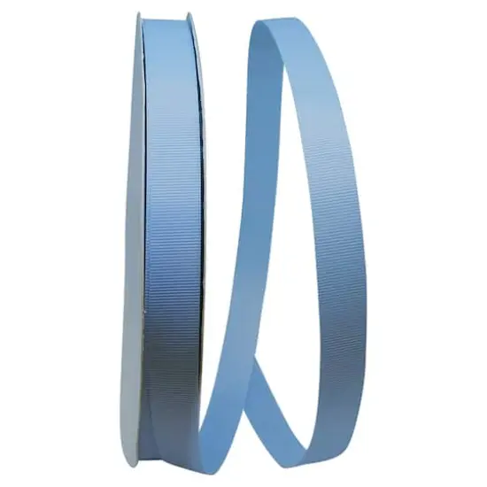 The Ribbon Roll 5/8" x 100yd. Grosgrain Allure Ribbon Light Blue {1}