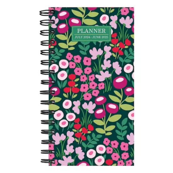 TF Publishing 2025 Floral Burst Small Weekly Monthly Spiral Planner {1}