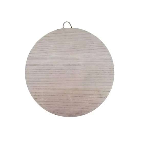 12" Unfinished Round Plaque by Make Market&reg; {1}