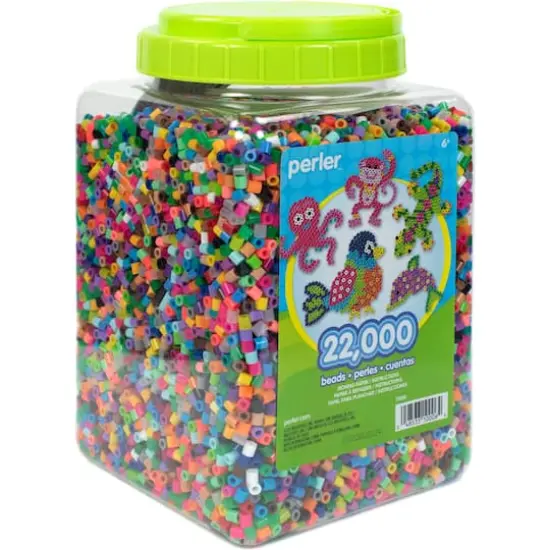 Perler&reg; 22,000 Beads Multi-Mix Jar {10}
