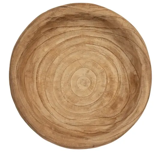 Hello Honey&reg; 19" Paulownia Wood Decorative Bowl {5}