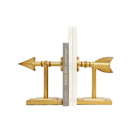 Hello Honey&reg; Gold Arrow Bookends Set {6}