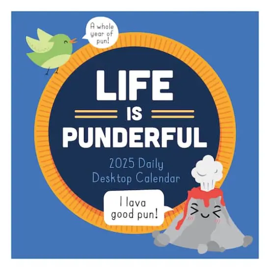 TF Publishing 2025 Puns of Fun Daily Desktop Calendar {1}